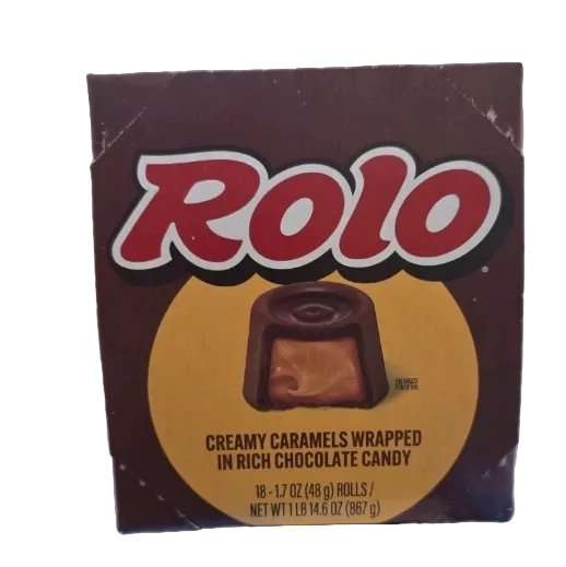 Rolo Creamy Caramel Milk Chocolate Rolls Candy 18 Ct Box a Bulk Hershey Candies
