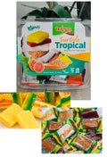 DULZURA MINIS TROPICAL CANDY VARIETY Flax Seed Coconut Pineapple sesame 21oz. Pk bowl