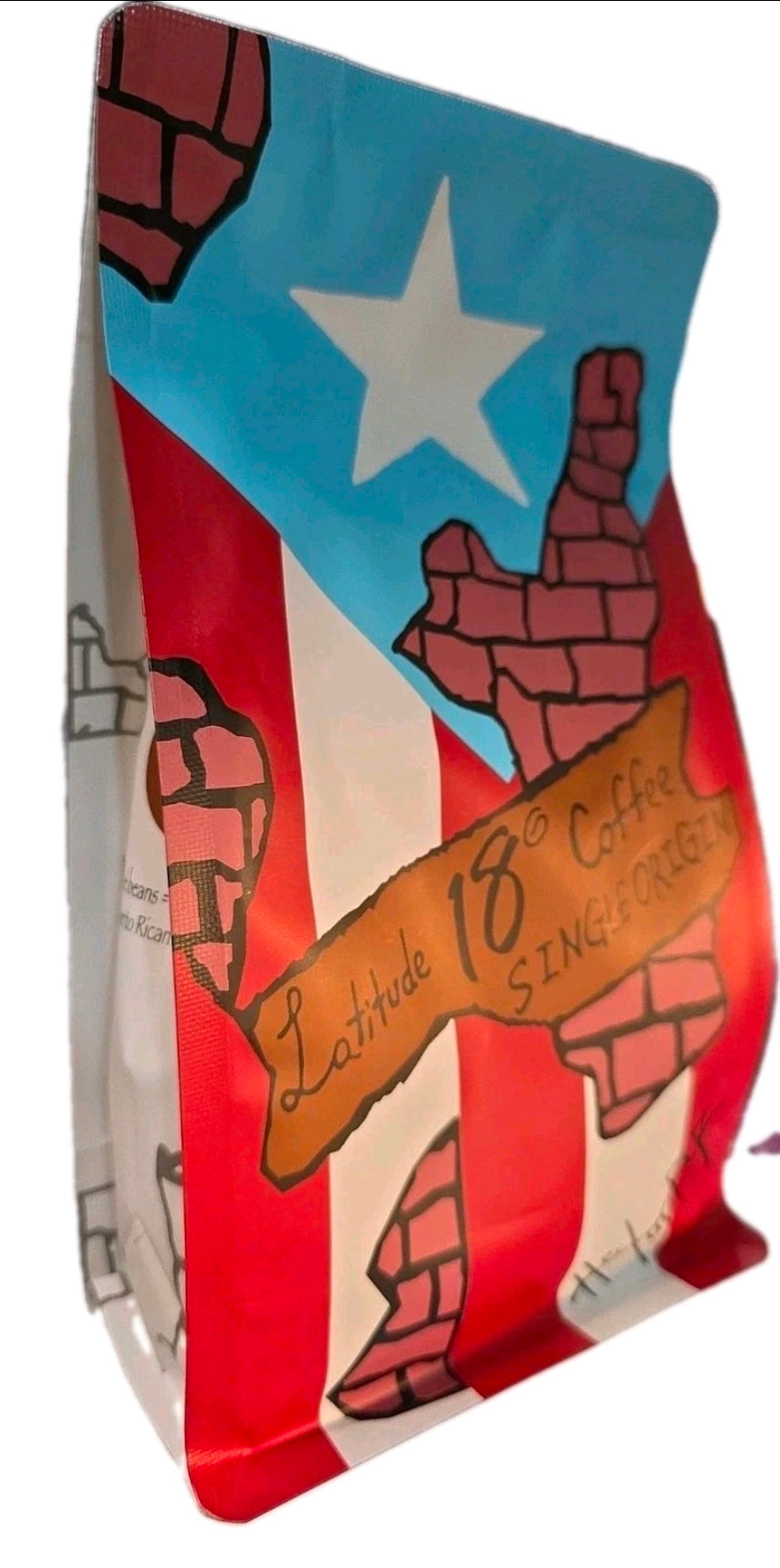 LATITUDE 18 Roast COFFEE Bean Single Origin 10oz 1 Bag 100% From Puerto Rico