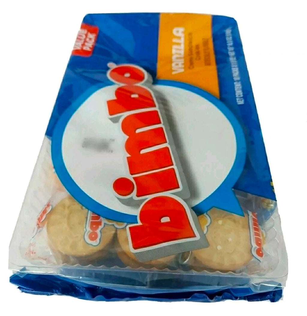 Bimbo Vanilla Cream Sandwich Cookies Galletas Candy Sweets (1 Bag of 10 Packs)