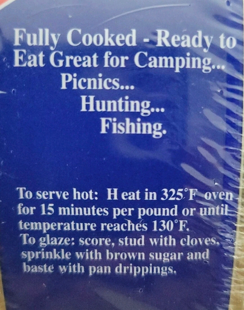 10 PACKS-16oz DAK Premium Ham Fully Cooked water added Ready to eat Picnic Food