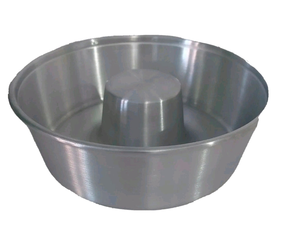 Cocina Criolla Flanera Baño Maria Flan Mold 8.6 in. Aluminum Double Flan Boiler