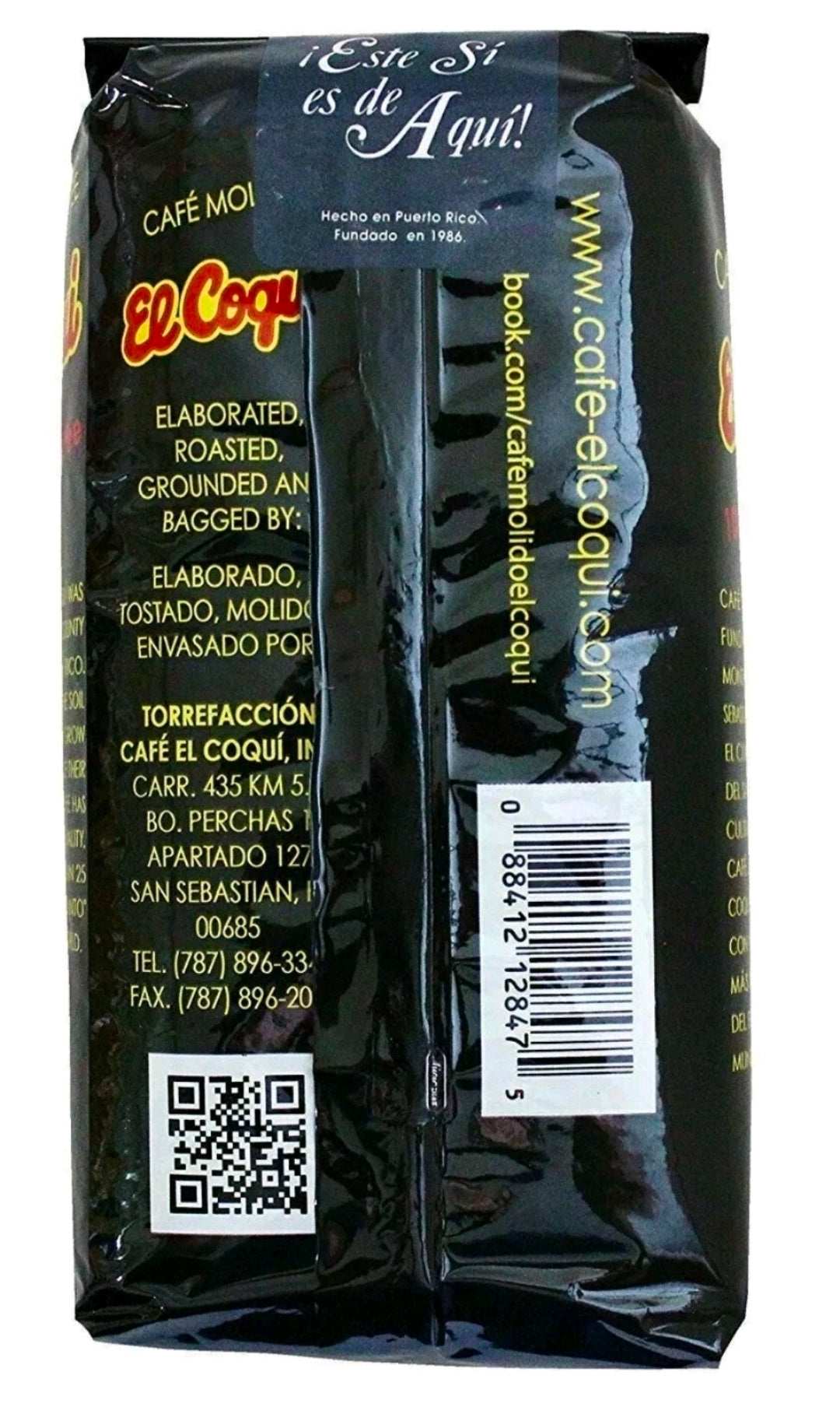 4 PACKS PUERTO RICO COFFEE CAFE EL COQUI GROUND COFFEE BAG 14 oz. MEDIUM ROAST