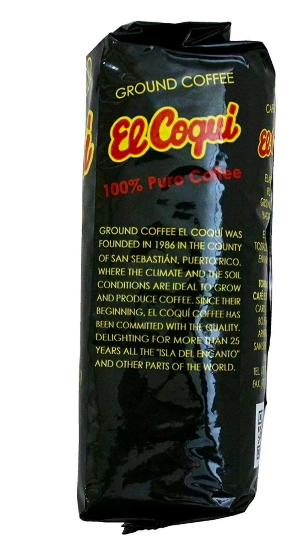 4 PACKS PUERTO RICO COFFEE CAFE EL COQUI GROUND COFFEE BAG 14 oz. MEDIUM ROAST