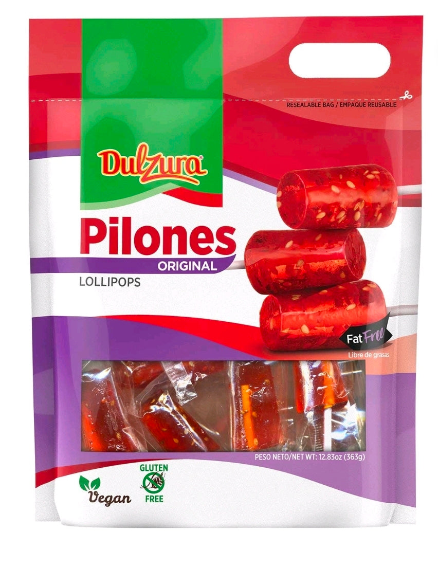 Dulzura Puerto Rican Pilones pops Family 1 Pack of 12.83 oz Gluten Free Vegan