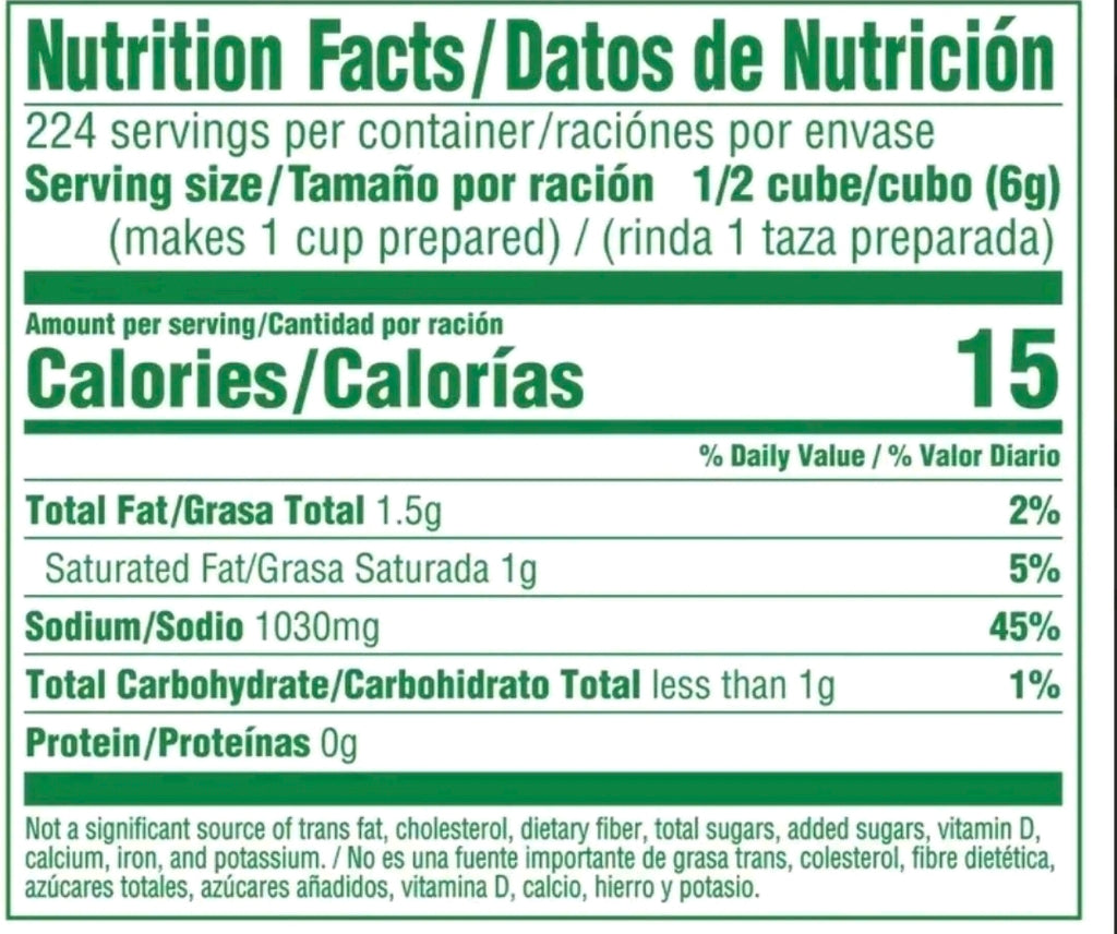 Knorr Chicken Flavor Bouillon Cubes 2 Jars of 112 Cubes Cubitos Knorr