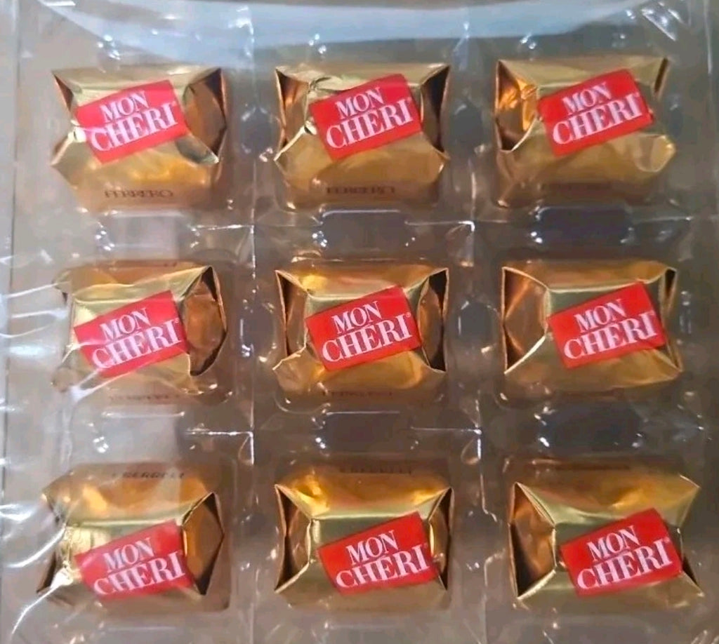 FERRERO MON CHERI FINE CHOCOLATE & HAZELNUTS Pack 9 PCS Freshness Guaranteed!