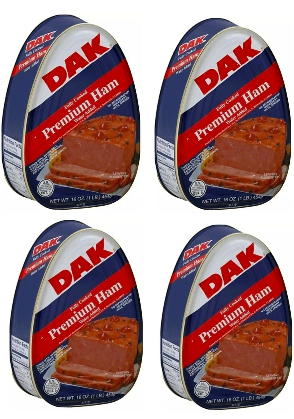 (4 PACKS 7oz.ea) DAK SALAMI SMOKED SAUSE FULLY COOKED READY TO EAT