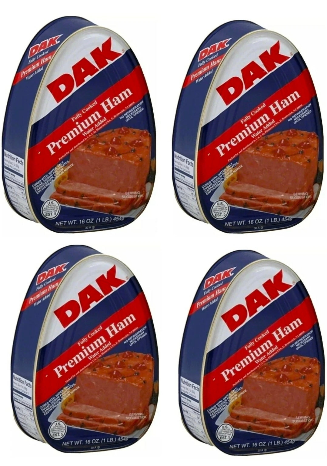 (4 PACKS 7oz.ea) DAK SALAMI SMOKED SAUSE FULLY COOKED READY TO EAT