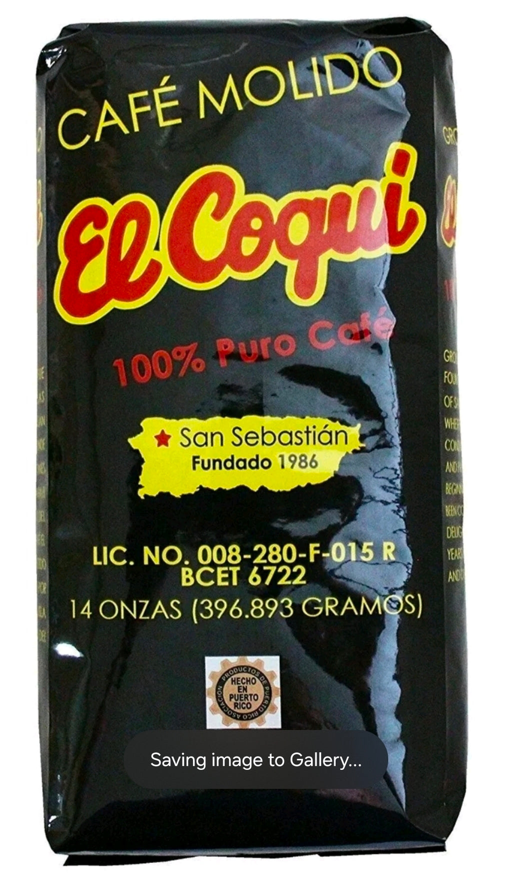 4 PACKS PUERTO RICO COFFEE CAFE EL COQUI GROUND COFFEE BAG 14 oz. MEDIUM ROAST