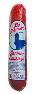 1 Pack SALCHICHON LA PRIMERA  1LB Each One Gluten Free Farmer Sausage