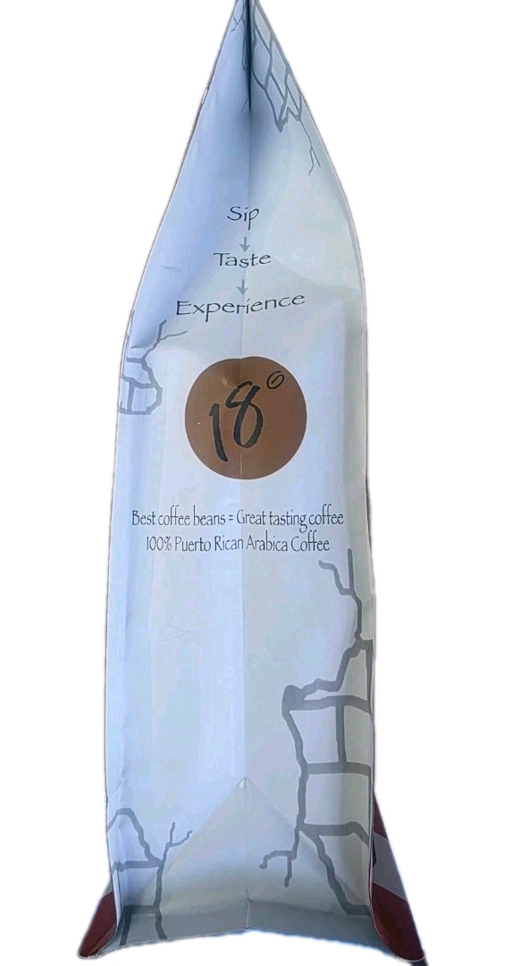 LATITUDE 18 Roast COFFEE Bean Single Origin 10oz 1 Bag 100% From Puerto Rico