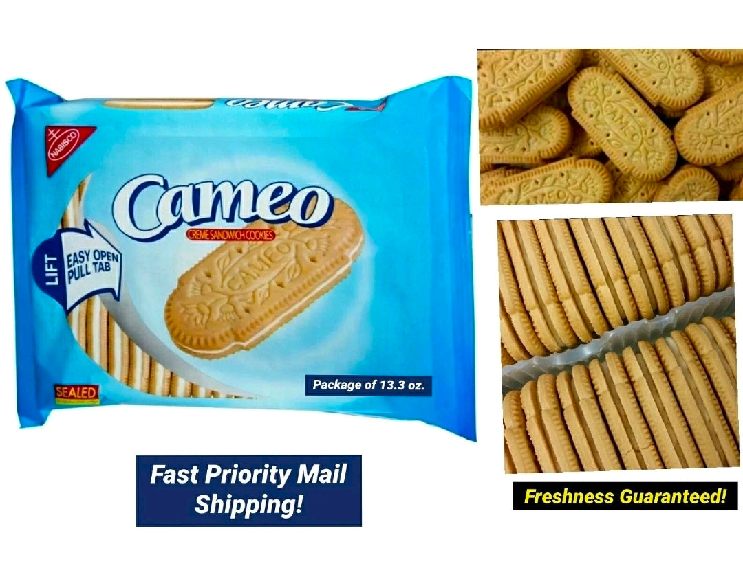 (1) PK NABISCO CAMEO CREME COOKIES SANDWICH GALLETAS CAMEO Free Cholesterol