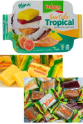 DULZURA PUERTO RICAN VARIETY CANDIES Flax Seed  Coconut Pineapple sesame Seed 21 oz. Family Pack